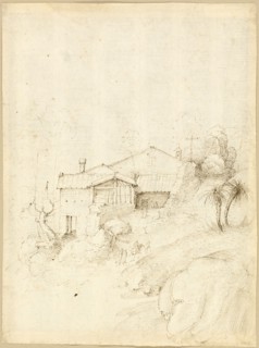 Monastery on the Slope of a Rocky Hill, 1508/09. Creator: Fra Bartolomeo.