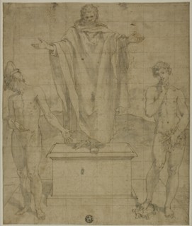 Study for Allegory of Faith and Silence, 1500/95. Creator: Bartolomeo Cesi.