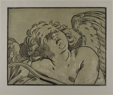 Bust of Sleeping Cupid, 1627/53. Creator: Bartolomeo Coriolano.