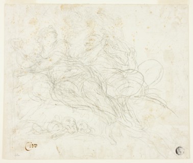 Nymph and Satyr, n.d. Creator: Ciro Ferri.