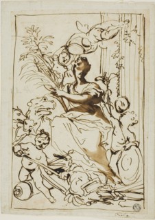 Allegory of Victory, n.d. Creator: Domenico Piola I.
