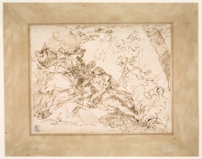 Rinaldo and Armida, c.1693. Creator: Donato Creti.