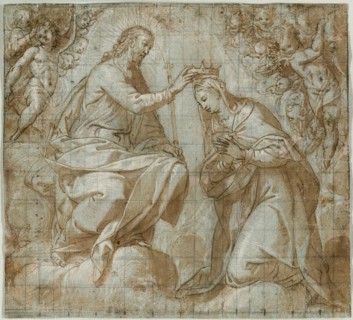 The Coronation of the Virgin, 1575. Creator: Ercole Setti.