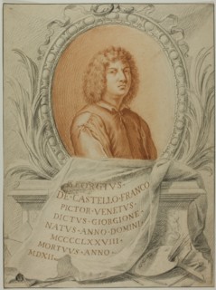 Study for Portrait of Giorgione, c.1724. Creator: Filippo Germisoni.