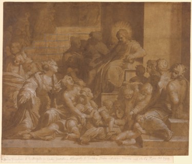 Suffer the Little Children to Come unto Me, n.d. Creator: Giambattista Tinti.