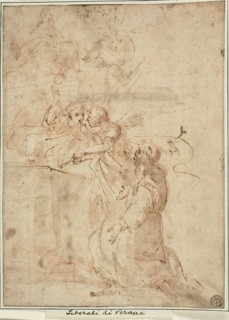 Vision of Saint Francis of Assisi at Portiuncula, n.d. Creator: Giovanni Andrea Donducci.