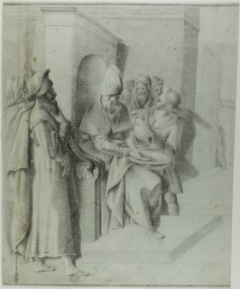 Pilate Washing his Hands, with Christ Being Led Away: Left Portion, n.d. Creator: Giambologna.