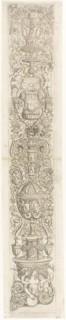 Nereid Ridden by Two Children, plate six of Twelve Ornament Panels, 1505/15. Creator: Giovan Pietro Birago.