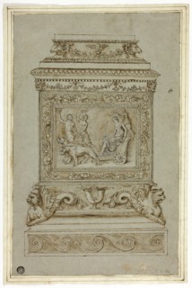Pedestal with Relief of the Triumph of Ariadne, n.d. Creator: Giuseppe Maria Mazzuoli.