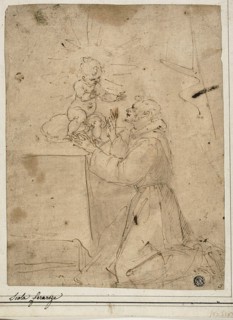 Saint Anthony of Padua Adoring the Christ Child, n.d. Creator: Guglielmo Caccia.