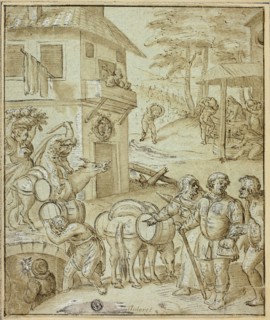Wine Harvest, n.d. Creators: Jacopo Tintoretto, Frans Floris, Willem Key.