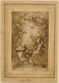 Study for the Annunciation, n.d. Creator: Lazzaro Baldi.