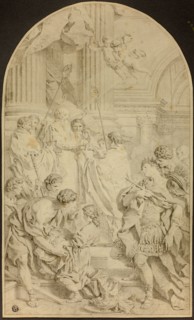 Ceremony in Church, n.d. Creators: Marie-Felice Subleyras-Tibaldi, Francisco de Zurbaran.