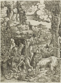 Saint Jerome and the Lion, c.1509. Creator: Giovanni Battista Palumba.