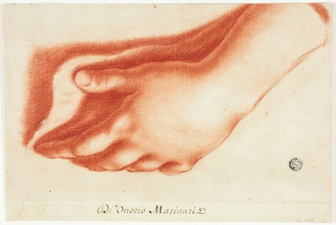 Plaster Cast of Left Hand, n.d. Creator: Onorio Marinari.