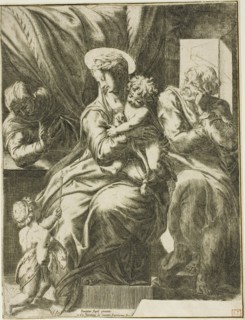 The Holy Family, 1568. Creator: Orazio de Sanctis.