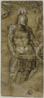 Roman Soldier, c.1545. Creator: Paolo Farinati.