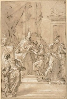 Presentation in the Temple, c.1710. Creator: Pietro da Pietri.