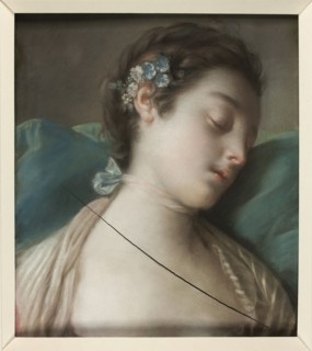 Sleeping Girl, c.1750. Creator: Pietro Rotari.