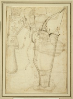 Bowcase and Quiver of Arrows, 1438. Creator: Pisanello.