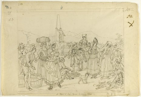 Market Scene, n.d. Creator: Saverio della Gatta.