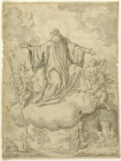 Apotheosis of Saint Elias, n.d. Creator: School of Carlo Maratti Italian, 1625-1714.
