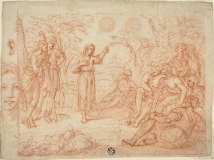 Joseph Interpreting His Dream to His Brothers, n.d. Creator: School of Carlo Maratti Italian, 1625-1713.