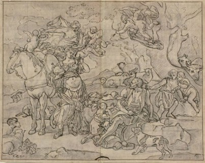 Erminia and the Shepherds, n.d. Creator: Giuseppe Nicola Nasini.
