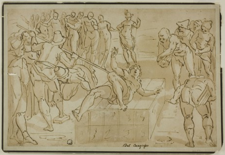 Martyrdom of Saint Lawrence, c.1580. Creator: School of Luca Cambiaso Italian, 1527-1589.