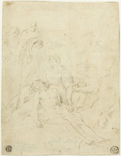 Pieta, n.d. Creator: School of Simone Cantarini Italian, 1612-1648.