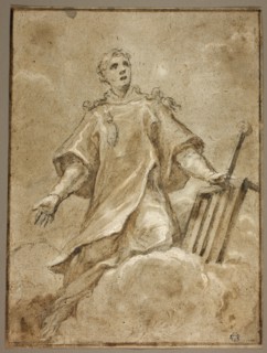 Saint Lawrence in Glory, n.d. Creator: Sigismondo Caula.