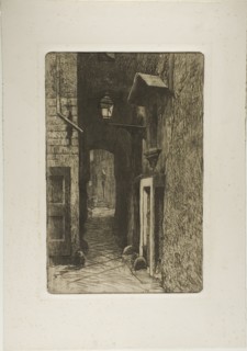 Via dei Cavalieri, 1886. Creator: Telemaco Signorini.