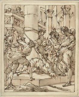 The Flagellation, early 1770s. Creator: Ubaldo Gandolfi.