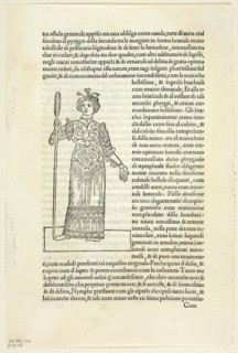 A Nymph from Hypnerotomachia Poliphili (The Strife of Love in a Dream), Plate 55 from...1929. Creators: Unknown, Aldus Manutius, Francesco Colonna, Wilhelm Ludwig Schreiber.
