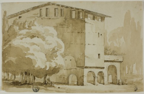 Medieval Granary in the Roman Campagna, n.d. Creator: Unknown.