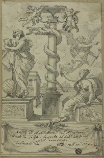 Frontispiece to Book of Architectural Studies, n.d. Creator: Unknown.