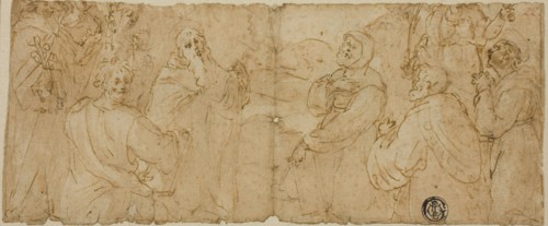 Franciscan Saints in Adoration, n.d. Creator: Unknown.