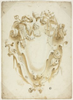 Design for Ecclesiastical Escutcheon, n.d. Creator: Unknown.
