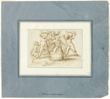 Putti Making Wine, n.d. Creator: Unknown.