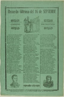 Glorious Remembrance of September 16th, n.d. Creators: Manuel Manilla, José Guadalupe Posada.