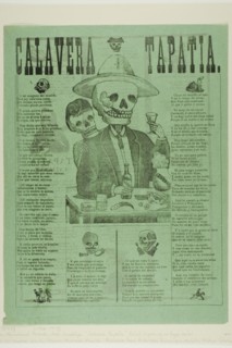 Calavera Tapatia, n.d. Creators: Manuel Manilla, José Guadalupe Posada.