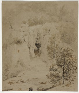 Rocky Landscape, 1832. Creator: Barend Cornelis Koekkoek.