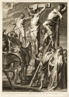 The Crucifixion (Coup de Lance), 1631. Creator: Boetius Adams Bolswert.
