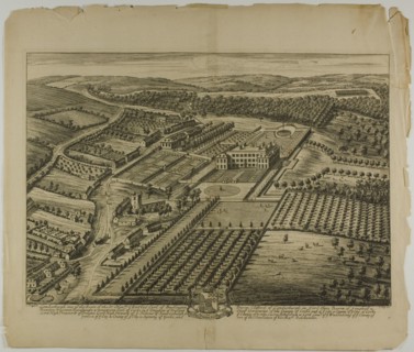 Londesburgh, plate 31 from Britannia Illustrata, published 1707. Creator: Johannes Kip.