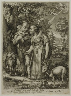 Spring, from The Four Seasons, 1601. Creator: Jan Saenredam.