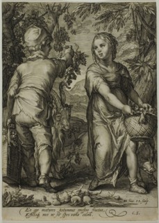 Autumn, from The Four Seasons, 1601. Creator: Jan Saenredam.
