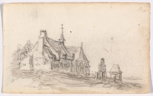 Leper House at Cleves, 1650-51. Creator: Jan van Goyen.