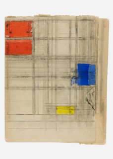 Study for a Composition, 1940-41. Creator: Piet Mondrian.