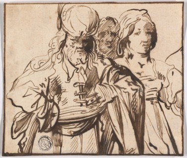 Three Half-Length Figures, 1622/72. Creator: Pieter Jansz.