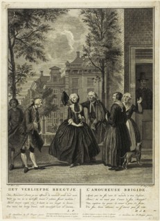 Bridget in Love, c.1755. Creator: Pierre Tanje.